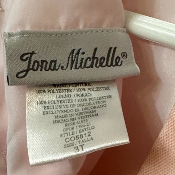 Jona Michelle Bow Dress Girls 3T - Picture 7 of 9